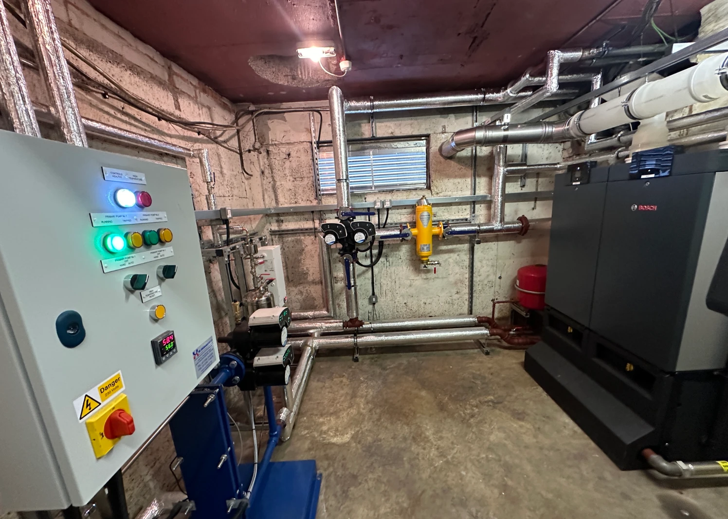 A heating management room
